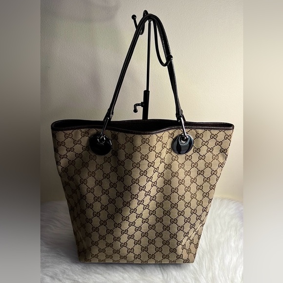 Gucci Handbags - Gucci Brown Canvas